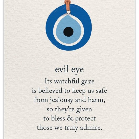 18K Gold Filled Evil Eye Protection Cubic Zirconia Pendant Chain Necklace NEW - Picture 8 of 8